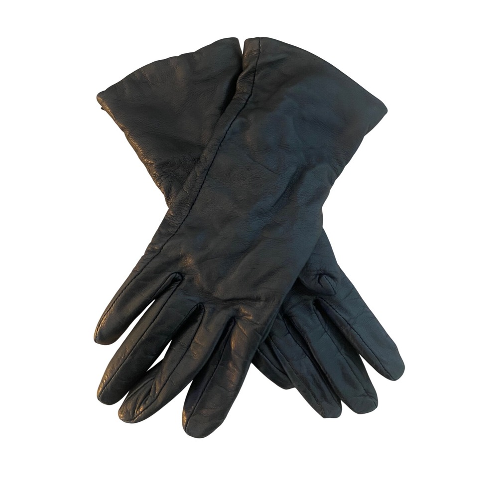 LL Bean Leather Gloves Women Small Cashmere Lined Winter Warm Quiet Luxury